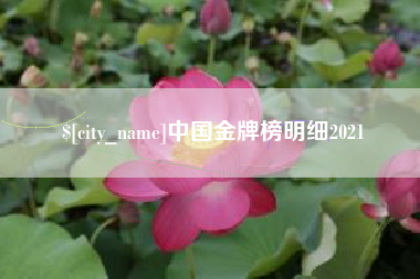 晋中中国金牌榜明细2021