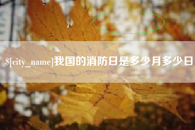 晋中我国的消防日是多少月多少日