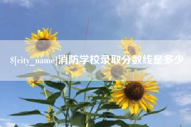 晋中消防学校录取分数线是多少