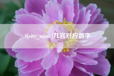 晋中九宫对应数字