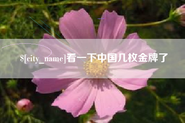 晋中看一下中国几枚金牌了