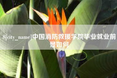 晋中中国消防救援学院毕业就业前景如何