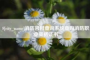 晋中消防官网查询系统查询消防职业资格证书