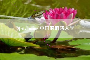 晋中中国的消防大学