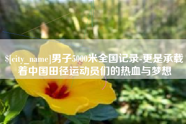 晋中男子5000米全国记录-更是承载着中国田径运动员们的热血与梦想