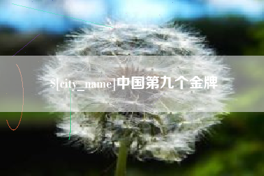 晋中中国第九个金牌