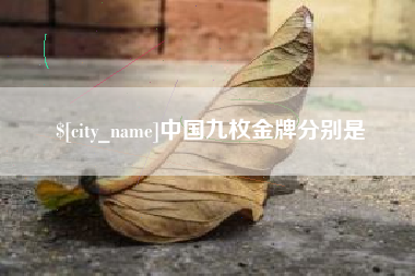 晋中中国九枚金牌分别是