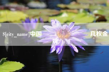 晋中中国🇨🇳几枚金牌