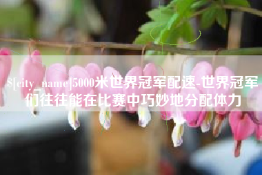 晋中5000米世界冠军配速-世界冠军们往往能在比赛中巧妙地分配体力