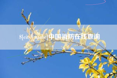 晋中中国消防在线查询