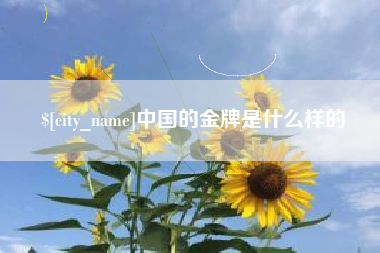 晋中中国的金牌是什么样的