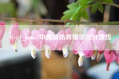 晋中中国消防救援学院分数线